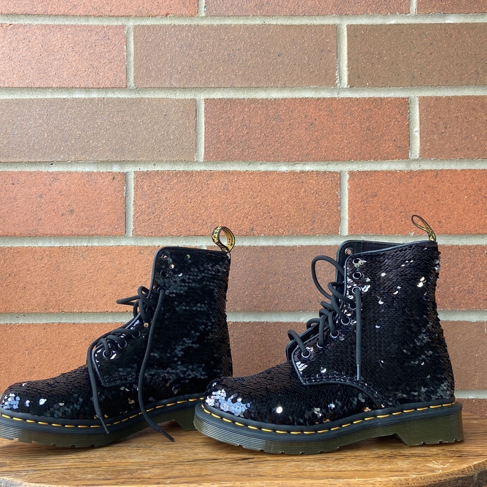 Doc Marten 1460 Pascal Sequin Boots Size 6 - image 3